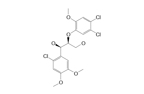 1-(6-CHLORO-3,4-DIMETHOXYPHENYL)-2-(4,5-DICHLORO-2-METHOXYPHENOXY)-1,3-PROPANEDIOL;E
