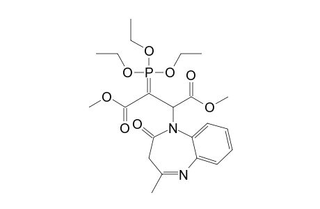 Dimethyl 2-(4-methyl-2-oxo-2,3-dihydro-1H-1,5-benzodiazepin-1-yl)-3-(1,1,1-triethoxy.lambda.-5-phosphanylidene)succinate