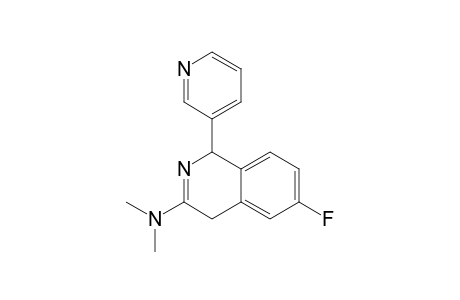 3-Dimethylamino-6-fluoro-1-(3-pyridyl)-1,4-dihydroisoquinoline dihydrochloride