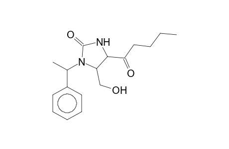 5-Hydroxymethyl-4-pentanoyl-1-(1-phenylethyl)imidazolidin-2-one