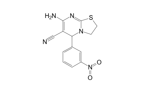 5-(3'-Nitrophenyl)-7-aminothiazolidino[3,2-a]pyrimidine-6-carbonitrile