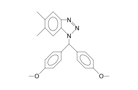 Bis(4-methoxy-phenyl)-(5,6-dimethyl-1-benzotriazolyl)-methane