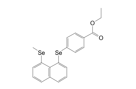 1-(METHYLSELANYL)-8-[PARA-(ETHOXYCARBONYL)-PHENYLSELANYL)-NAPHTHALENE