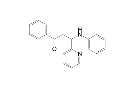 1-Phenyl-3-(phenylamino)-3-(2-piridyl)propan-1-one