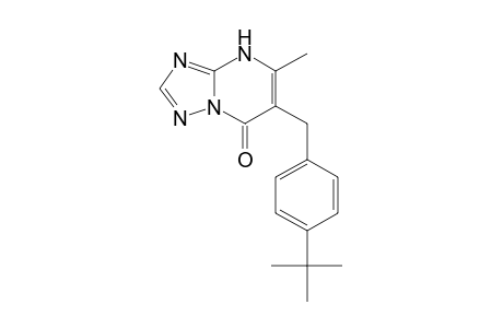 [1,2,4]Triazolo[1,5-a]pyrimidin-7-ol, 6-[[4-(1,1-dimethylethyl)phenyl]methyl]-5-methyl-