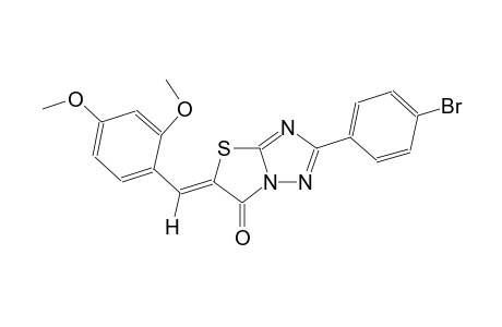 (5Z)-2-(4-bromophenyl)-5-(2,4-dimethoxybenzylidene)[1,3]thiazolo[3,2-b][1,2,4]triazol-6(5H)-one