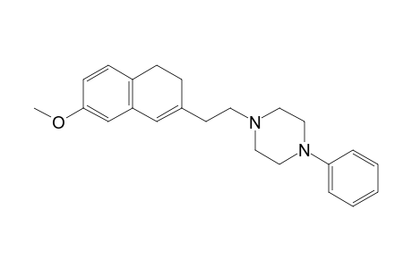 1-[2-(7-methoxy-3,4-dihydronaphthalen-2-yl)ethyl]-4-phenyl-piperazine