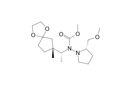 (S,R,R)-2-(Methoxymethyl)-1-{N-[1-(3,3-ethylidenedioxy-1-methylcyclopentyl)ethyl]-N-(methoxycarbonyl)amino}pyrrolidine