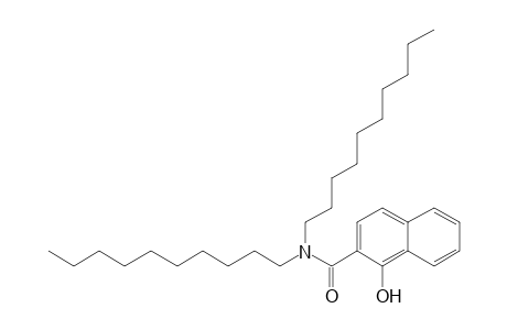 2-Naphthalenecarboxamide, N,N-didecyl-1-hydroxy-