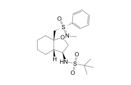2-Methyl-N-[(3S,3aS,7aS)-7a-({(S)-N-methylphenylsulfonimidoyl}methyl)octa-hydrobenzofuran-3-yl]propane-2-sulfonamide