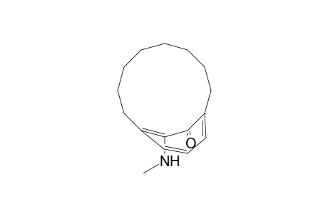 15-Methylaminobicyclo(8.3.2)pentadeca-1(13),10(15),11-trien-14-one