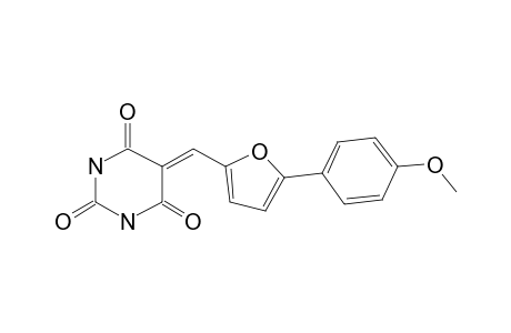 2,4,6-(5H)-Pyrimidinetrione, 5-(4-methoxyphenyl)-2-furanylmethylene-