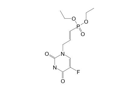 N-(1)-[(E)-3-DIETHOXYPHOSPHONYLPROP-2-ENYL]-5-FLUOROURACIL