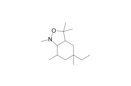 5-Ethyl-1,3,3,5,7-Pentamethyloctahydrobenzo[c]isoxazole