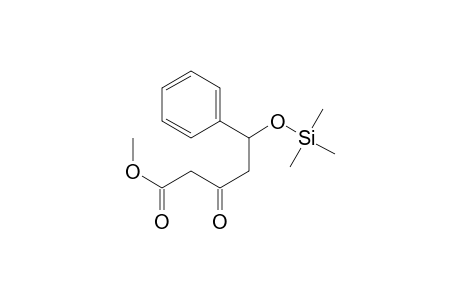 Benzenepentanoic acid, .beta.-oxo-.delta.-[(trimethylsilyl)oxy]-, methyl ester