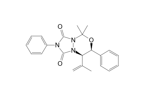 (7S,8R)-5,5-dimethyl-2,7-diphenyl-8-prop-1-en-2-yl-7,8-dihydro-[1,2,4]triazolo[1,2-c][1,3,4]oxadiazine-1,3-dione