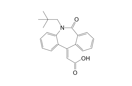5,6-Dihydro-11-[(hydroxycarbonyl)methylene]-11H-5-neopentyl-dibenzo[b,e]azepin-6-one