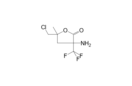 3-AMINO-3-TRIFLUOROMETHYL-5-METHYL-5-CHLOROMETHYLTETRAHYDROFURAN-2-ONE(ISOMER MIXTURE)