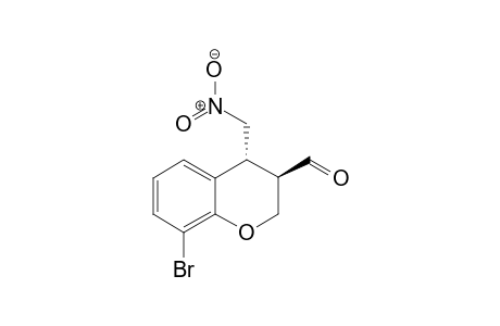 (3R,4R)-8-Bromo-4-(nitromethyl)chroman-3-carbaldehyde