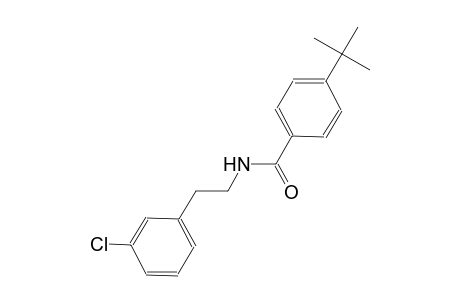 4-tert-butyl-N-[2-(3-chlorophenyl)ethyl]benzamide