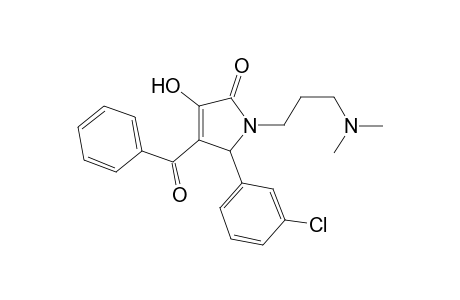 4-Benzoyl-5-(3-chloro-phenyl)-1-(3-dimethylamino-propyl)-3-hydroxy-1,5-dihydro-pyrrol-2-one