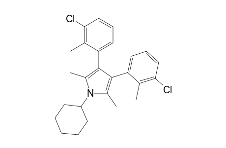 N-Cyclohexyl-2,5-Dimethyl-3,4-bis(3-chloro-2-methylphenyl)pyrrole