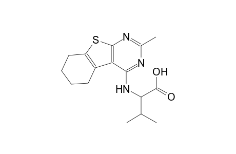 (2S)-3-methyl-2-[(2-methyl-5,6,7,8-tetrahydro[1]benzothieno[2,3-d]pyrimidin-4-yl)amino]butanoic acid
