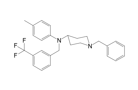 1-Benzyl-N-(4-methylphenyl)-N-(3-trifluoromethylbenzyl)piperidin-4-amine
