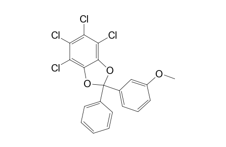 4,5,6,7-tetrachloro-2-(3-methoxyphenyl)-2-phenyl-1,3-benzodioxole