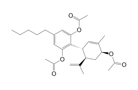 1,3-Benzenediol, 2-[4-(acetyloxy)-3-methyl-6-(1-methylethenyl)-2-cyclohexen-1-yl]-5-pe ntyl-, diacetate, [1R-(1.alpha.,4.beta.,6.beta.)]-