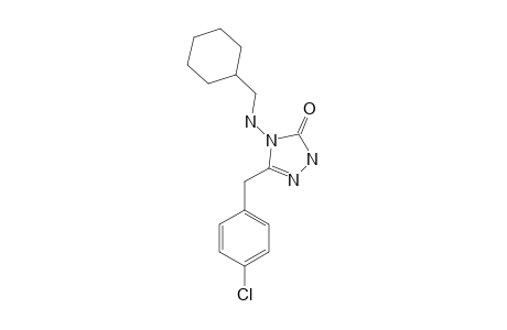 3-(PARA-CHLOROBENZYL)-4-CYCLOHEXYLMETHYLAMINO-5-OXO-4,5-DIHYDRO-[1,2,4]-TRIAZOLE