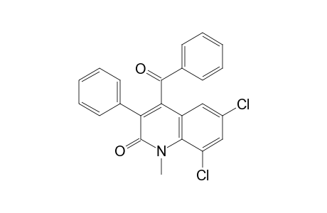 4-Benzoyl-6,8-dichloro-1-methyl-3-phenylquinolin-2(1H)-one