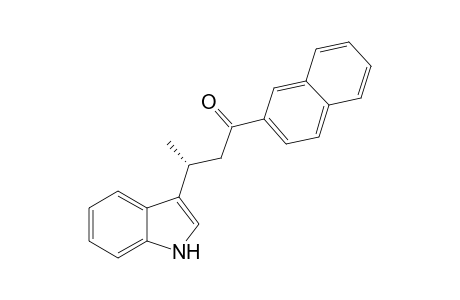 (R)-3-(1H-Indol-3-yl)-1-(naphthalen-2-yl)butan-1-one