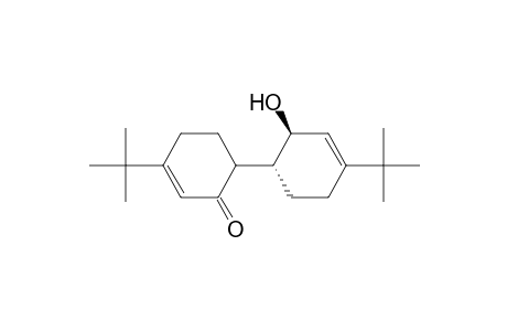 [Bi-3-cyclohexen-1-yl]-2-one, 4,4'-bis(1,1-dimethylethyl)-2'-hydroxy-, [1'.alpha.(R*),2'.beta.]-(.+-.)-