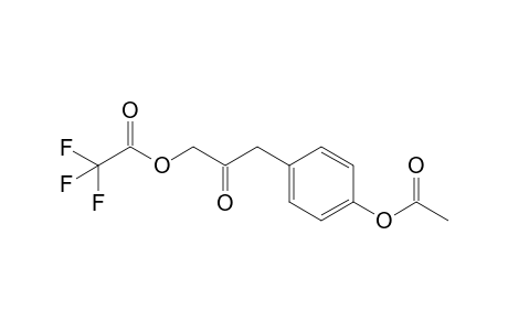 3-(4-Acetoxyphenyl)-2-oxopropyl trifluoroacetate