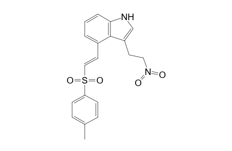 4-[2'-(p-Tolylsulfonyl)ethenyl]-3-(2'-nitroethyl)indole