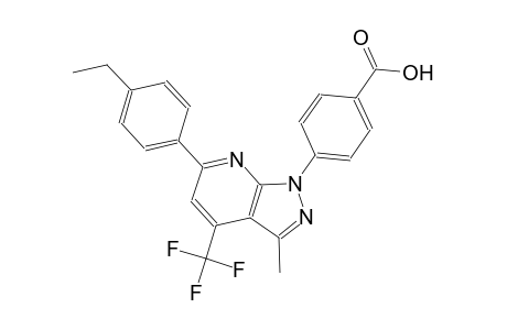 benzoic acid, 4-[6-(4-ethylphenyl)-3-methyl-4-(trifluoromethyl)-1H-pyrazolo[3,4-b]pyridin-1-yl]-