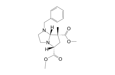 1-Benzyl-5,7-bis(methoxycarbonyl)-7-methylhexahydro-1H-pyrrolo[1,2-a]imidazole