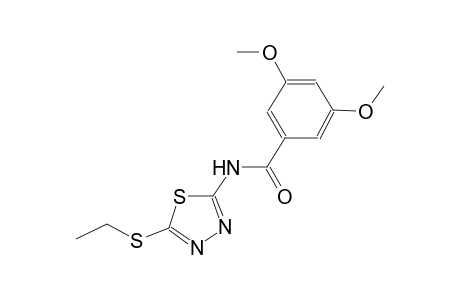 N-[5-(ethylsulfanyl)-1,3,4-thiadiazol-2-yl]-3,5-dimethoxybenzamide