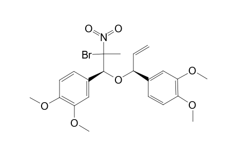 SYN-2-BROMO-1-(3,4-DIMETHOXYPHENYL)-1-[1-(3,4-DIMETHOXYPHENYL)-ALLYLOXY]-2-NITROPROPANE;MAJOR-DIASTEREOMER
