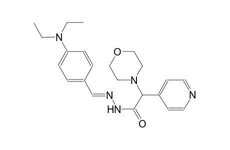 N'-{(E)-[4-(diethylamino)phenyl]methylidene}-2-(4-morpholinyl)-2-(4-pyridinyl)acetohydrazide