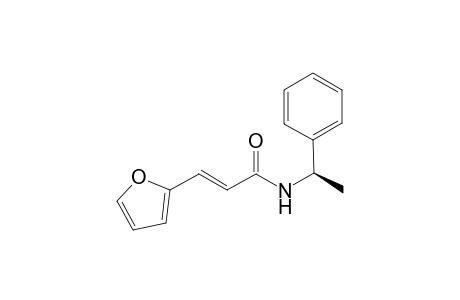 (E)-3-(2-furanyl)-N-[(1R)-1-phenylethyl]-2-propenamide