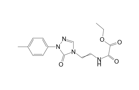 N-{2-[1-(4-Methylphenyl)-5-oxo-1,5-dihydro-[1,2,4]triazol-4-yl]vinyl}oxalamic acid ethyl ester
