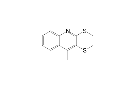 4-Methyl-2,3-bis(methylsulfanyl)quinoline