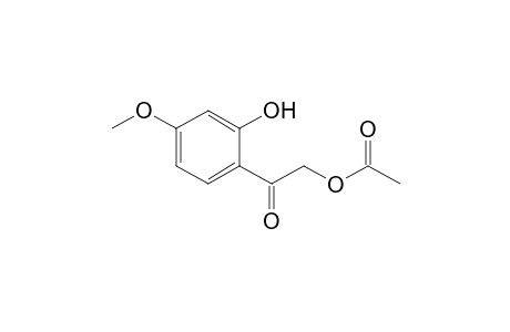 Acetophenone, 2,2'-dihydroxy-4'-methoxy-, 2-acetate