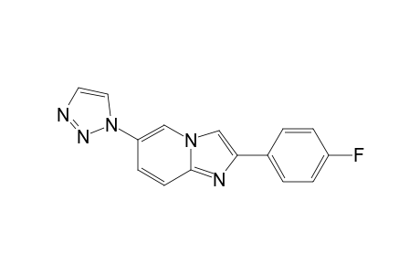 N-1-[2-(4-FLUOROPHENYL)-IMIDAZO-[1,2-A]-PYRIDIN-6-YL]-1,2,3-TRIAZOLE