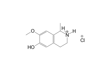 (1S)-6-hydroxy-7-methoxy-1-methyl-1,2,3,4-tetrahydroisoquinolinium chloride