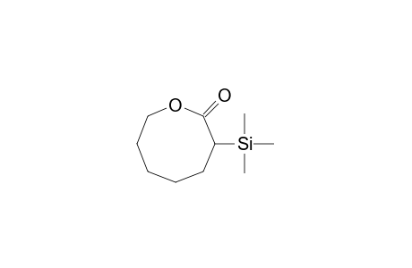 2-Oxocanone, 3-(trimethylsilyl)-