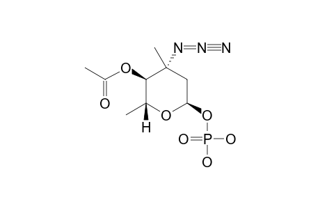 4-O-ACETYL-3-AZIDO-2,3,6-TRIDEOXY-3-C-METHYL-BETA-L-ARABINO-HEXOPYRANOSYL-PHOSPHATE