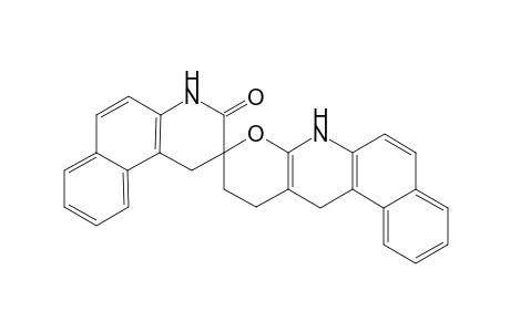 Spiro[2-oxo-1,2,3,4-tetrahydro-1-azaphenanthrene-3,2'-hexahydropyrano[2,3-b]-1-azaphenanthrrene]